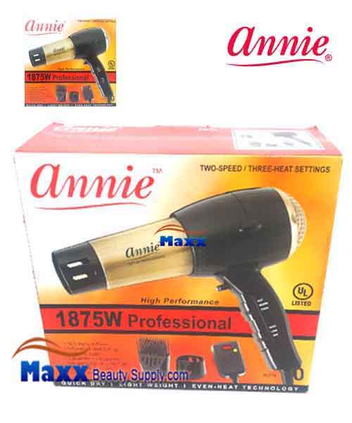 Annie #5774 Professional Gold Hair Dryer